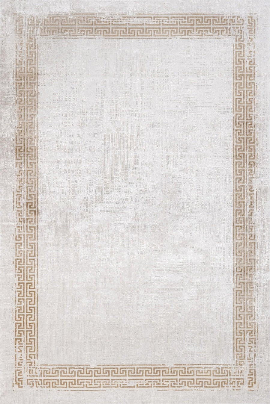 Bej Krem Minimalist Modern Halı - Yıkanabilir - Kaymaz Taban - Pati Dostu