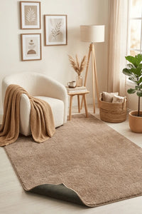 Renavi Kahverengi Düz Modern Salon Halısı