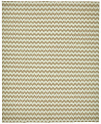 Navamo Krem Bej Halı Modern Geometrik Desenli Duri Kilim 237x297 cm