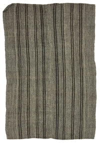 Truvo Kıl Kilim Antrasit Gri Çizgili Modern Dokuma 173x255 cm 47256