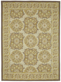 Sivemi Toprak Tonları Çiçek Desenli Bej Halı 270x370 cm