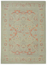 Veltos Uşak Halı Gri Turuncu Madalyon Desenli 240x333 cm 47727