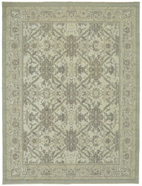Veltos Açık Gri Halı El Dokuma Madalyon Desenli 272x355 cm 47807