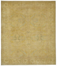 Vamave Açık Bej Halı Uşak Madalyon Desenli 10-20 Yıllık 257x303 cm