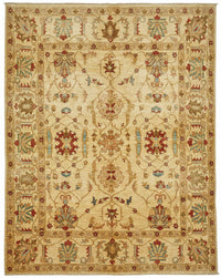 Vamave Düz Kahverengi Halı Uşak El Dokuması Çiçekli 246x310 cm