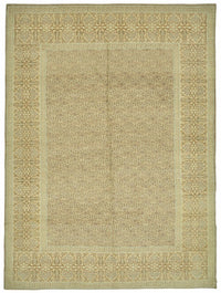 Vamave Uşak Halısı Bej Kahverengi Geometrik Desenli 253x340 cm 49162