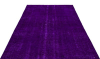 Purple Overdyed Vintage Turkish Rug 175x276 cm (5'9" x 9'1")