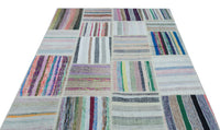 Pembe Mor Patchwork Salon Halısı