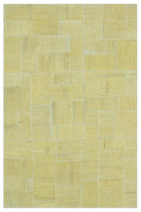 Bej Krem Modern Patchwork Salon Halısı
