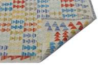 Geometrik Desenli Krem El Dokuma Halı 200x294 cm 30088
