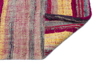 Bohem Pembe El Dokuma Halı Çizgili 113x255 cm 32510