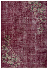 Mavi El Dokuma Halı Çiçek Desenli 180x257 cm 33497
