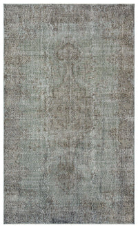 Antrasit Gri Halı Eskitme Dokulu 172x291 cm 35203