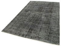 Antrasit Gri Halı 30-70 Yıllık Overdyed Soyut Desenli 166x277 cm 39467