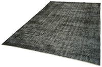Antrasit Gri Halı 30-70 Yıllık Overdyed Soyut Desenli 196x308 cm 41256