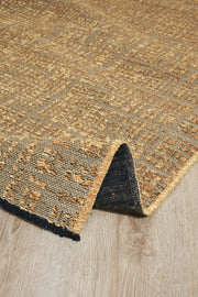 Alkora Altın Gri Geometrik Modern Desenli Makine Halısı