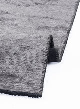Nuvra Anthracite Grey Abstract Pattern Modern Machine-Made Rug