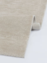 Nuvra Modern Beige Grey Plain Textured Living Room Rug