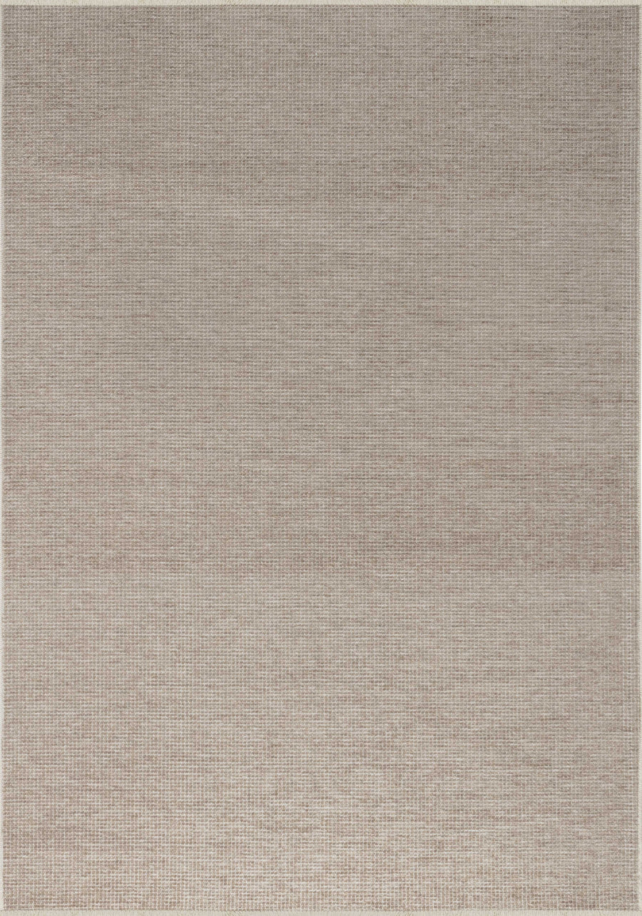 Nobira Bej Gri Düz Desenli Modern Makine Halısı