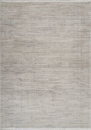 Alovi Gri Beyaz Soyut Desenli Modern Makine Halısı