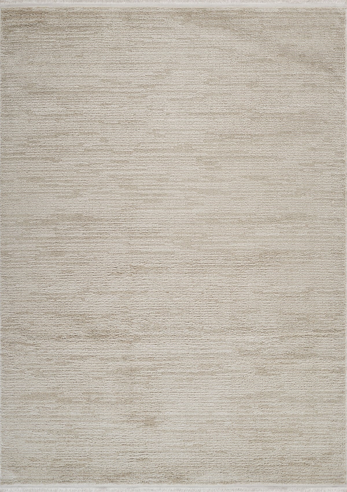 Alovi Bej Düz Desenli Modern Makine Halısı