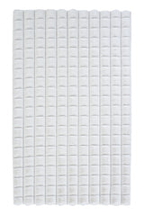 Pivra White Modern Geometric Pattern Decorative Rug
