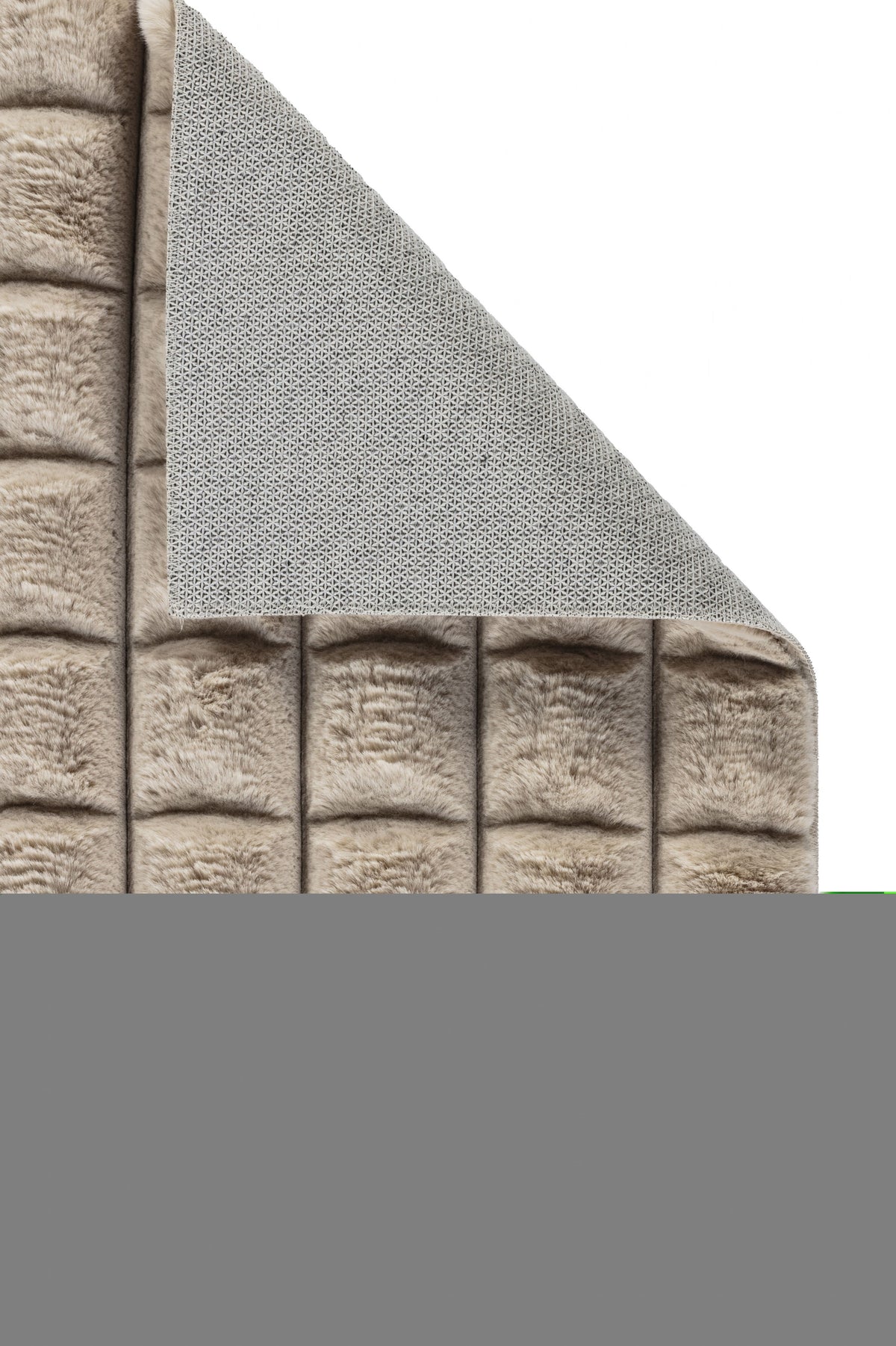 Pivra Bej Krem Geometrik Desenli Modern Dekoratif Halı – doku yakın çekim