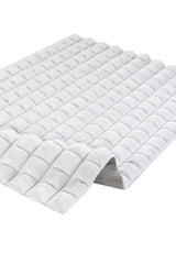 Pivra White Modern Geometric Pattern Decorative Rug