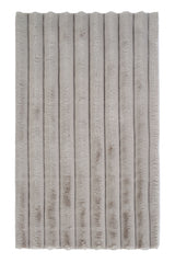 Linez Grey Plain Modern Embossed Living Room Rug