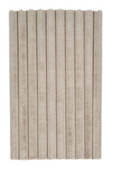 Linez Beige Grey Striped Modern Embossed Decorative Rug