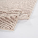 Redin Beige Brown Geometric Modern Machine-Made Rug