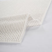 Redin White Red Modern Geometric Embossed Rug – overall view