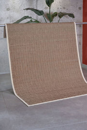 Ranena Kahverengi Bej Geometrik Desenli Modern Halı