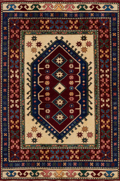 Bordo Göbekli Modern Etnik Desenli Halı  | Makinada Yıkanabilir | Hav Toz Vermez | Leke Tutmayaz | Kaymaz Taban | Dijital Makine Baskı | Salon Yolluk Mutfak Halısı