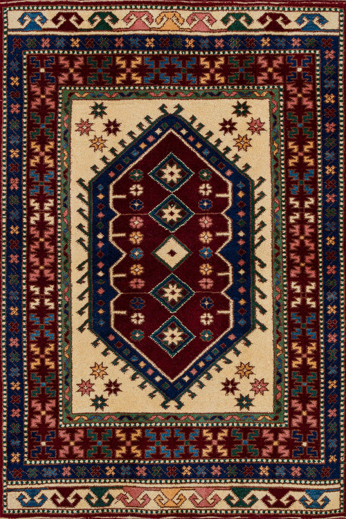 Bordo Göbekli Modern Etnik Desenli Halı  | Makinada Yıkanabilir | Hav Toz Vermez | Leke Tutmayaz | Kaymaz Taban | Dijital Makine Baskı | Salon Yolluk Mutfak Halısı