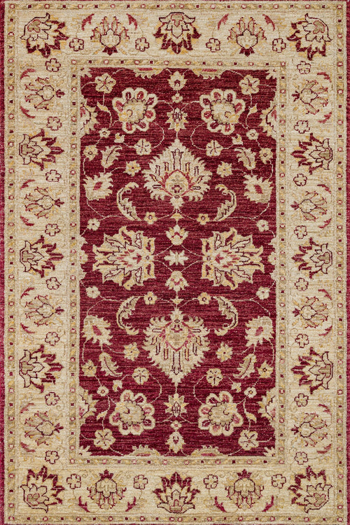 Bordo Bordürlü Modern Etnik Desenli Halı  | Makinada Yıkanabilir | Hav Toz Vermez | Leke Tutmayaz | Kaymaz Taban | Dijital Makine Baskı | Salon Yolluk Mutfak Halısı