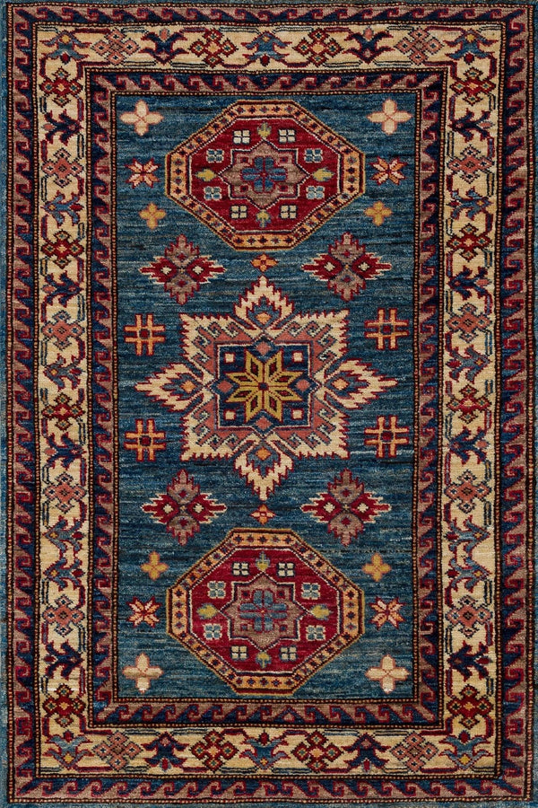 Krem Kırmızı Bohem Eskitme Halı - Yıkanabilir - Kaymaz Taban - Pati Dostu