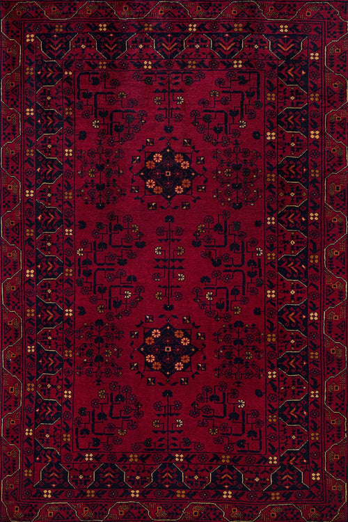 Bordo Madalyon Modern Etnik Desenli Halı  | Makinada Yıkanabilir | Hav Toz Vermez | Leke Tutmayaz | Kaymaz Taban | Dijital Makine Baskı | Salon Yolluk Mutfak Halısı