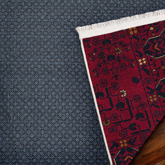 Bordo Madalyon Modern Etnik Desenli Halı  | Makinada Yıkanabilir | Hav Toz Vermez | Leke Tutmayaz | Kaymaz Taban | Dijital Makine Baskı | Salon Yolluk Mutfak Halısı