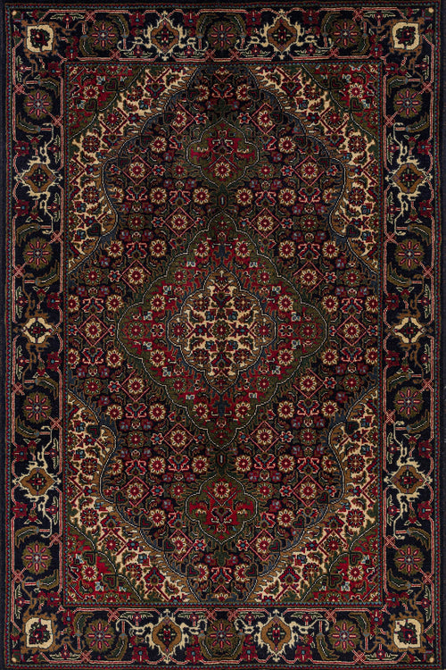 Bordo Göbekli Modern Etnik Desenli Halı  | Makinada Yıkanabilir | Hav Toz Vermez | Leke Tutmayaz | Kaymaz Taban | Dijital Makine Baskı | Salon Yolluk Mutfak Halısı