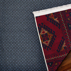 Bordo Bordürlü Modern Etnik Desenli Halı  | Makinada Yıkanabilir | Hav Toz Vermez | Leke Tutmayaz | Kaymaz Taban | Dijital Makine Baskı | Salon Yolluk Mutfak Halısı