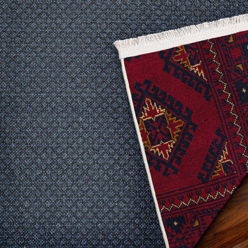 Bordo Bordürlü Modern Etnik Desenli Halı  | Makinada Yıkanabilir | Hav Toz Vermez | Leke Tutmayaz | Kaymaz Taban | Dijital Makine Baskı | Salon Yolluk Mutfak Halısı