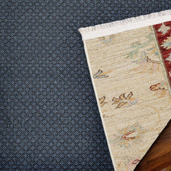 Bordo Bordürlü Modern Etnik Desenli Halı  | Makinada Yıkanabilir | Hav Toz Vermez | Leke Tutmayaz | Kaymaz Taban | Dijital Makine Baskı | Salon Yolluk Mutfak Halısı