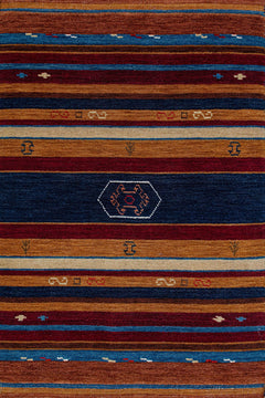 Bordo Çizgili Modern Etnik Desenli Halı  | Makinada Yıkanabilir | Hav Toz Vermez | Leke Tutmayaz | Kaymaz Taban | Dijital Makine Baskı | Salon Yolluk Mutfak Halısı