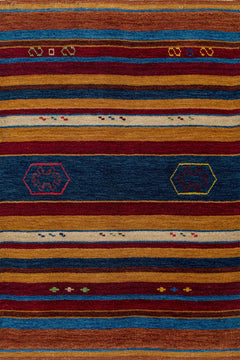 Bordo Çizgili Modern Etnik Desenli Halı  | Makinada Yıkanabilir | Hav Toz Vermez | Leke Tutmayaz | Kaymaz Taban | Dijital Makine Baskı | Salon Yolluk Mutfak Halısı