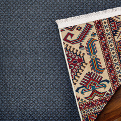 Bordo Madalyon Modern Etnik Desenli Halı  | Makinada Yıkanabilir | Hav Toz Vermez | Leke Tutmayan | Kaymaz Taban | Dijital Makine Baskı | Salon Yolluk Mutfak Halısı