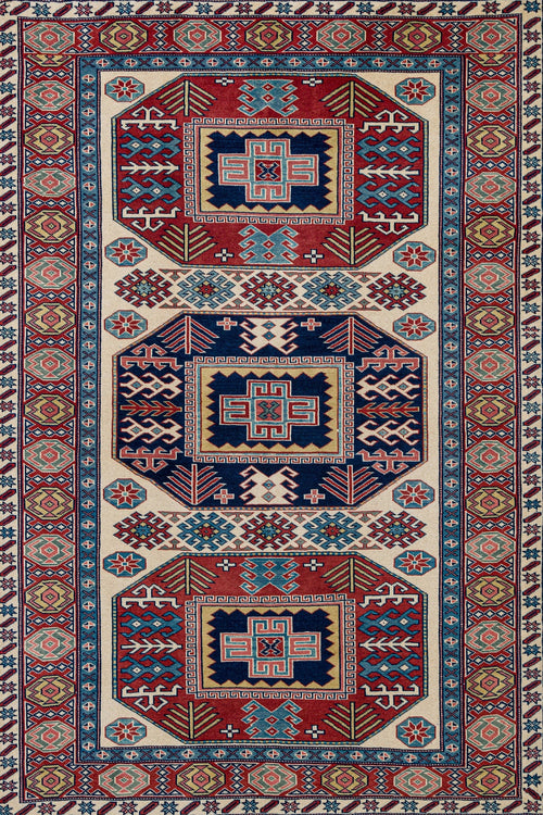 Bordo Madalyon Modern Etnik Desenli Halı  | Makinada Yıkanabilir | Hav Toz Vermez | Leke Tutmayan | Kaymaz Taban | Dijital Makine Baskı | Salon Yolluk Mutfak Halısı