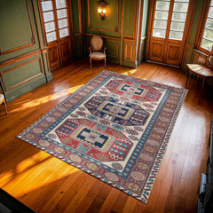 Bordo Madalyon Modern Etnik Desenli Halı  | Makinada Yıkanabilir | Hav Toz Vermez | Leke Tutmayan | Kaymaz Taban | Dijital Makine Baskı | Salon Yolluk Mutfak Halısı