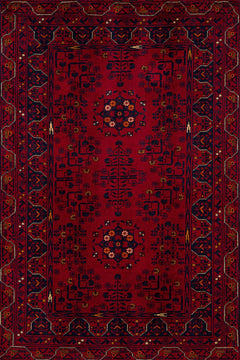 Bordo Bordürlü Modern Etnik Desenli Halı  | Makinada Yıkanabilir | Hav Toz Vermez | Leke Tutmayan | Kaymaz Taban | Dijital Makine Baskı | Salon Yolluk Mutfak Halısı