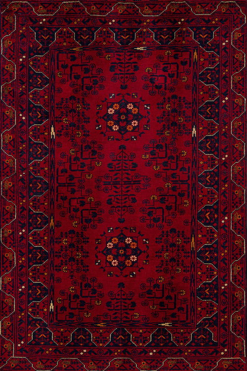 Bordo Bordürlü Modern Etnik Desenli Halı  | Makinada Yıkanabilir | Hav Toz Vermez | Leke Tutmayan | Kaymaz Taban | Dijital Makine Baskı | Salon Yolluk Mutfak Halısı